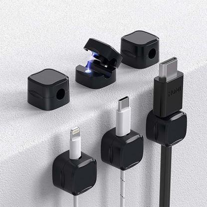 Obrázek Magnetické nalepovací držáky na kabely 6 ks