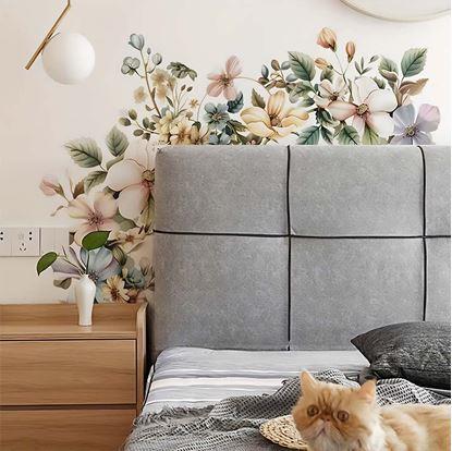 Obrázek Květinová nástěnná samolepka