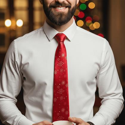 Obrázek z Vánoční kravata - červená