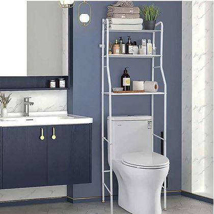 Obrázek z Policový regál nad toaletu - bílý