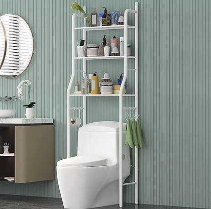Obrázek z Policový regál nad toaletu - bílý