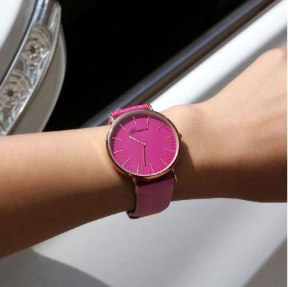 Obrázek z Hodinky měnící barvu - růžové