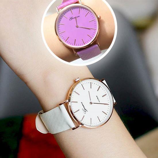 Obrázek z Hodinky měnící barvu - růžové