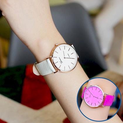 Obrázek z Hodinky měnící barvu - růžové