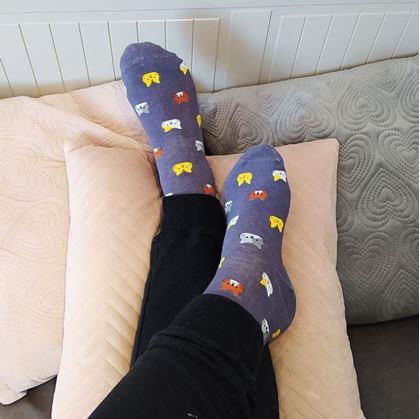 Obrázek z Ponožky s kočičkami - šedé