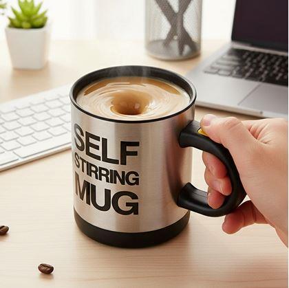 Obrázek z Líný samomíchací hrnek