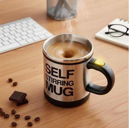 Obrázek z Líný samomíchací hrnek