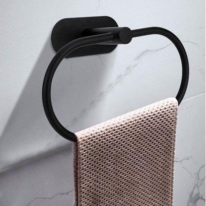 Obrázek Nalepovací držák na ručníky kruh