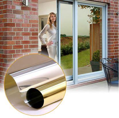 Obrázek Zrcadlová fólie na okna 200 cm