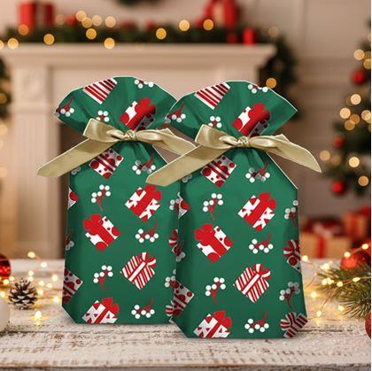 Obrázek z Dárkové sáčky s mašlí 10 ks - L