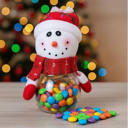 Obrázek z Vánoční dóza na sladkosti - sněhulák