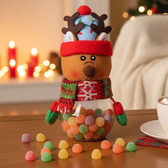 Obrázek z Vánoční dóza na sladkosti - sobík