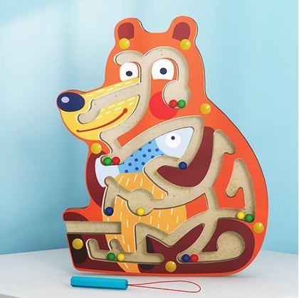 Obrázek z Magnetické bludiště - medvěd