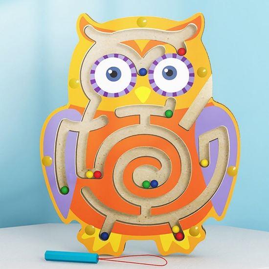 Obrázek z Magnetické bludiště - sova