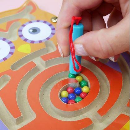 Obrázek z Magnetické bludiště - sova