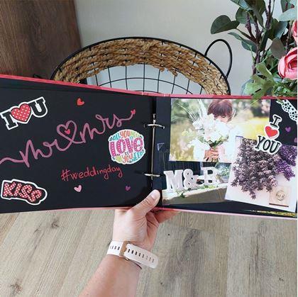 Obrázek z Zážitkový deník/fotoalbum pro páry + kreativní sada samolepek