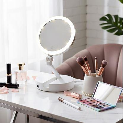 Obrázek Přenosné podsvícené zrcátko