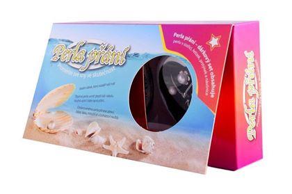 Obrázek z Perla přání v perlorodce s náhrdelníkem, náušnicemi a prstýnkem