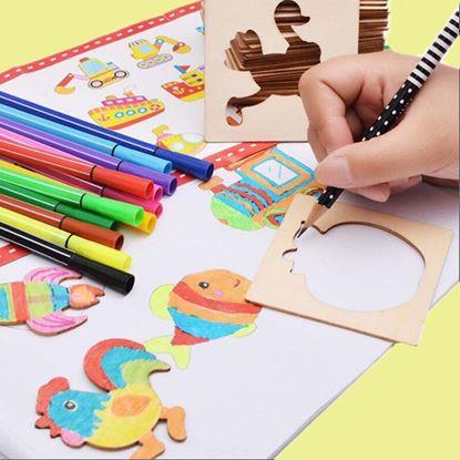 Obrázek Dřevěná sada na obkreslování 100 ks