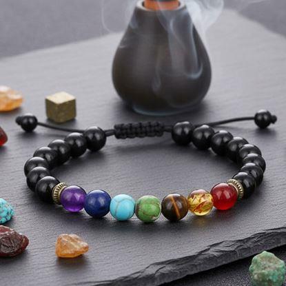 Obrázek Minerální náramek sedmi čaker