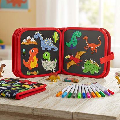 Obrázek Dětská kreslící knížka s fixy