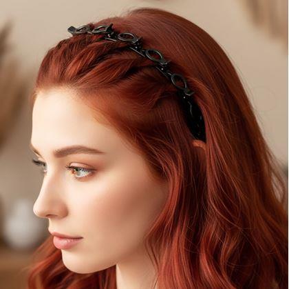 Obrázek z Čelenka se sponkami - černá