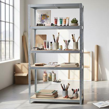 Obrázek z Kovový regál 5 polic