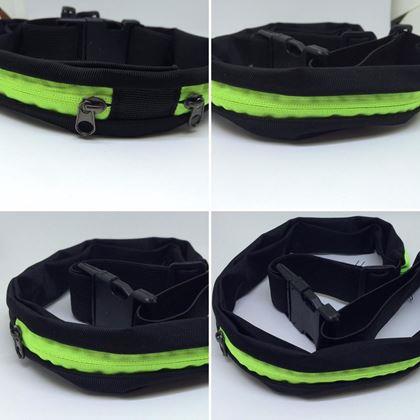 Obrázek z Sportovní ledvinka slim - zelená