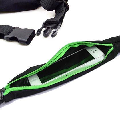 Obrázek z Sportovní ledvinka slim - zelená