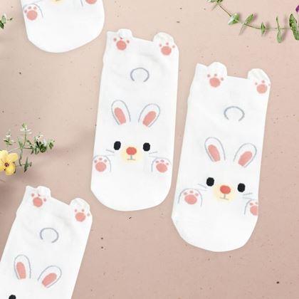 Obrázek z Kotníkové ponožky - králíček