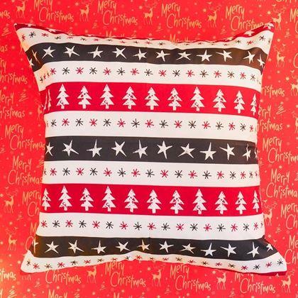 Obrázek z Vánoční potah na polštářek 40x40 cm - stromky