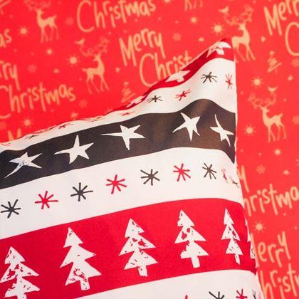 Obrázek z Vánoční potah na polštářek 40x40 cm - stromky