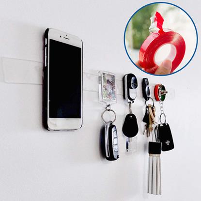 Obrázek Oboustranná lepicí páska 300 cm x 1 cm