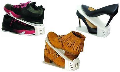 Obrázek z Plastový organizér na boty - bílý