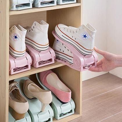 Obrázek z Plastový organizér na boty - bílý