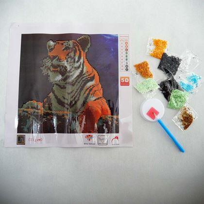 Obrázek z Diamantové malování basic - tygr