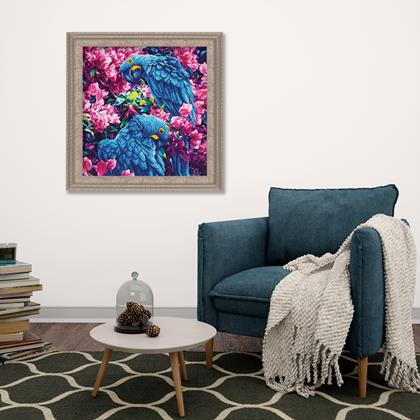 Obrázek z Diamantové malování basic - papoušci