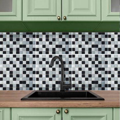 Obrázek Skleněná mozaika na mřížce 30 x 30 cm