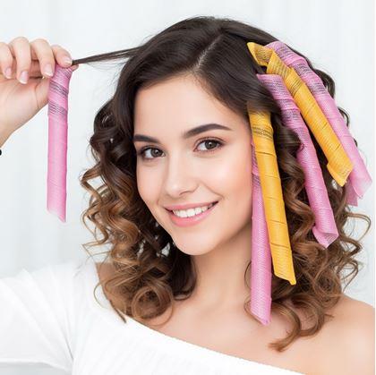 Obrázek z Spirálové natáčky s háčkem, 50 cm - 20 ks