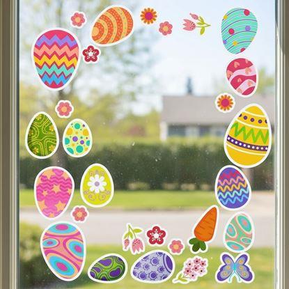Obrázek Velikonoční samolepky na okno 35 ks