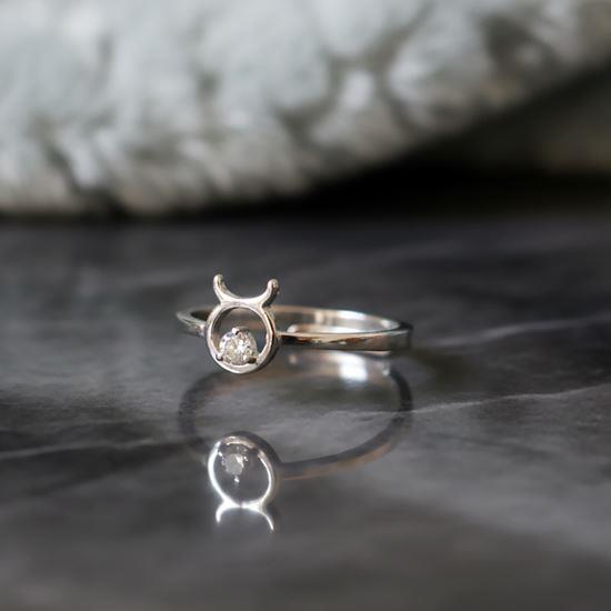 Obrázek z Nastavitelný prstýnek znamení - býk