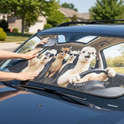 Obrázek Protisluneční clona do auta s přísavkami