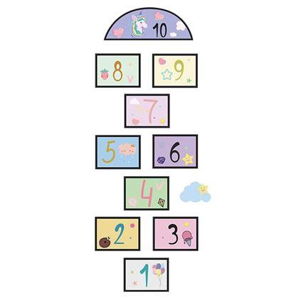 Obrázek z Samolepky na podlahu - skákací panák