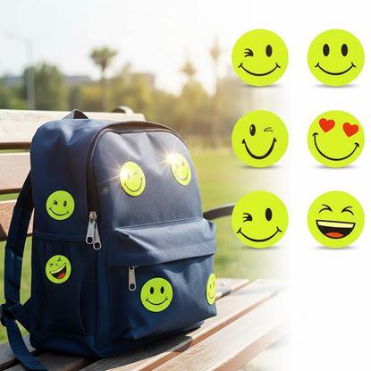 Obrázek Reflexní samolepky smajlíci 6 ks