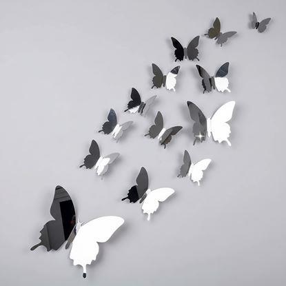 Obrázek Zrcadlový motýl 12 ks