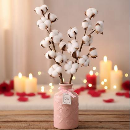 Obrázek z Umělá větvička bavlníku 