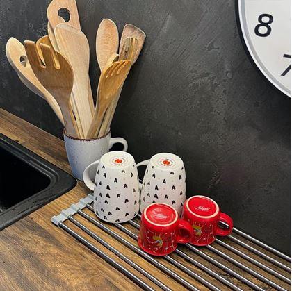 Obrázek z Skládací odkapávač na nádobí - 50,5 × 20 cm