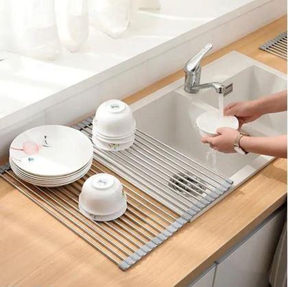 Obrázek z Skládací odkapávač na nádobí - 40 × 50 cm 