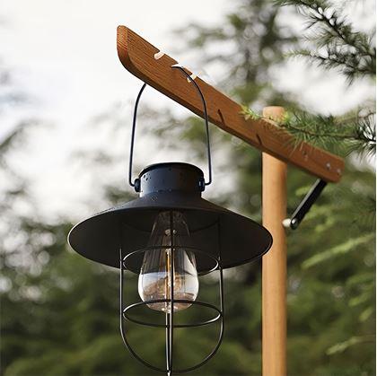 Obrázek z Solární závěsná retro lampa na zahradu