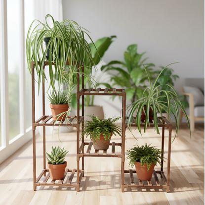 Obrázek Dřevěný stojan na květiny